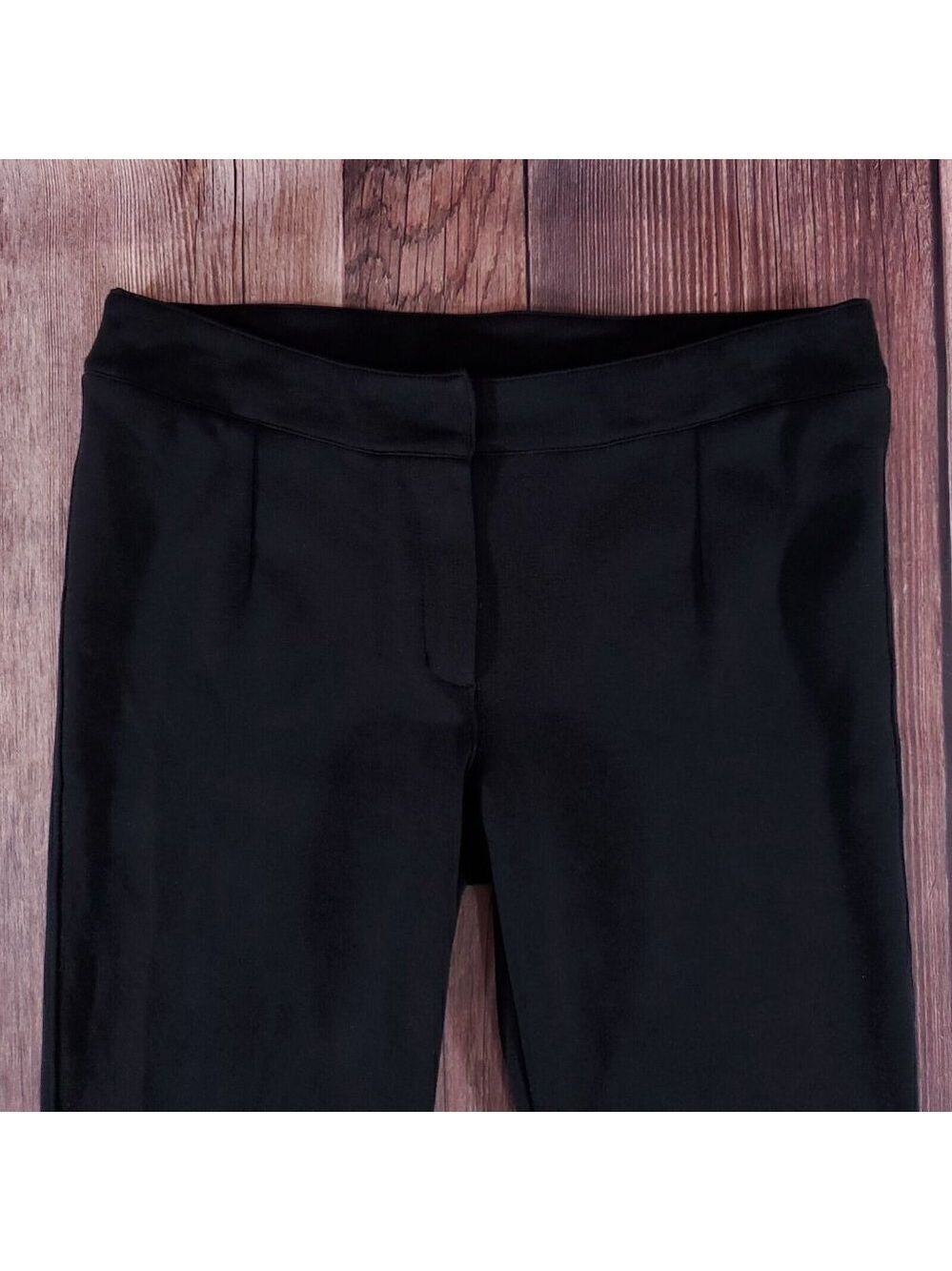 Givenchy Womens Size 40 Black Pleated Super Skinny Pants Cotton Blend Stretch - Picture 3 of 9